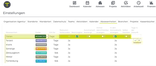 Abwesenheiten_Einstellungen