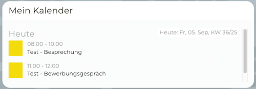 Mein Kalender