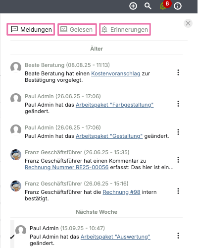 Meldungsfenster